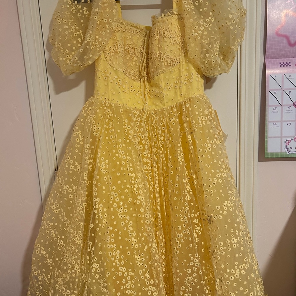 JessaKae Everbloom dress in yellow